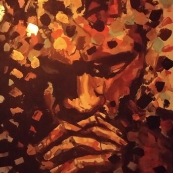 Malerei mit dem Titel "Impression" von Maximilian Angenstein, Original-Kunstwerk, Acryl Auf Keilrahmen aus Holz montiert