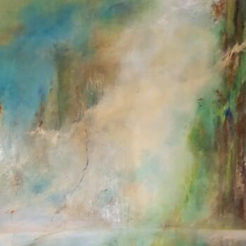 Peinture intitulée "Osmose" par Michèle Labbrecayla, Œuvre d'art originale, Huile Monté sur Châssis en bois