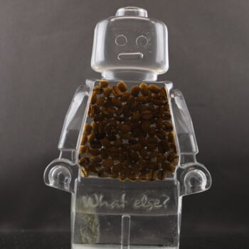 Γλυπτική με τίτλο "roboclusion what el…" από Vincent Sabatier (VerSus), Αυθεντικά έργα τέχνης, Ρητίνη