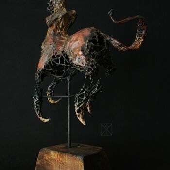 Sculpture titled "Centaur" by Alexander Dedov, Original Artwork, Metals
