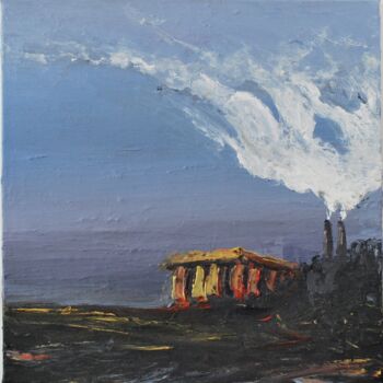 Peinture intitulée "Speos" par Gauthier Osiepa, Œuvre d'art originale, Huile