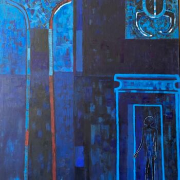Peinture intitulée "La Porte magique" par Elisabeth Perlini, Œuvre d'art originale, Acrylique