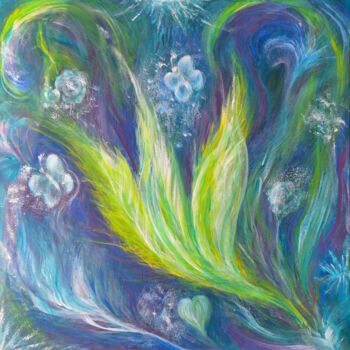 Pintura titulada "Interior painting i…" por Elena Gerasimova, Obra de arte original, Acrílico Montado en Bastidor de camilla…