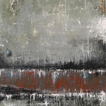 Schilderij getiteld ""Immagine degraded"" door Alessio Mariotto, Origineel Kunstwerk, Acryl Gemonteerd op Frame voor houten…