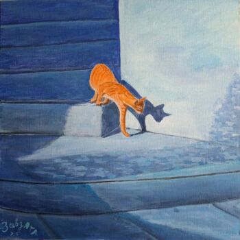 Painting titled "The missing person…" by Zavzyata Olena, Original Artwork, Acrylic