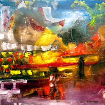 Peinture intitulée "Have And Have Not" par James Lavott, Œuvre d'art originale, Huile