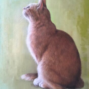 Drawing titled ""Ginger"" by Irene_art, Original Artwork, Pastel