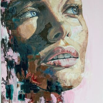 Painting titled "Look up" by Luis Fernando Otero, Original Artwork, Oil