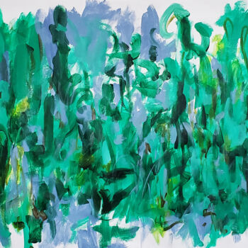 Painting titled "Sanctuary" by Joyce Fournier, Original Artwork, Acrylic