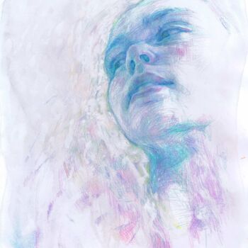 Картина под названием "Sunrise" - Valeria Yscava, Подлинное произведение искусства, Карандаш