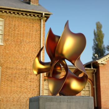 Scultura intitolato "Eternal Flow#2" da Daniel Kei Wo, Opera d'arte originale, Bronzo