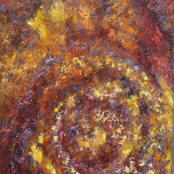 Painting titled "Abstract painting 6…" by Dmitrij Butchenko, Original Artwork, Acrylic Mounted on Wood Stretcher frame