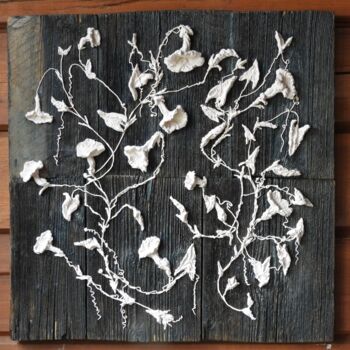 Sculpture titled "Sprouts of Life" by Olena Rintala, Original Artwork, Acrylic