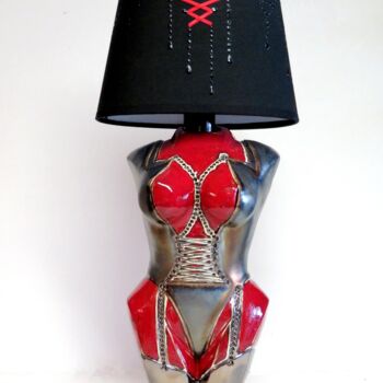 Γλυπτική με τίτλο "Crazy Girl" από Myr Sculptures, Αυθεντικά έργα τέχνης, Κεραμικά