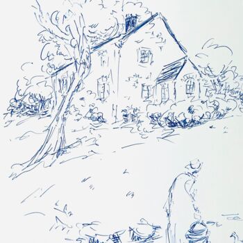 Desenho intitulada "A good life." por Victoria General, Obras de arte originais, Canetac de aerossol