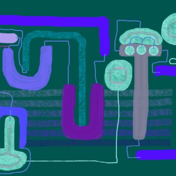 Digital Arts με τίτλο "Fun" από Dirk Becker, Αυθεντικά έργα τέχνης, Ψηφιακή εκτύπωση