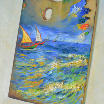 Schilderij getiteld "Vincent" door Tatiana Mcwethy, Origineel Kunstwerk, Olie