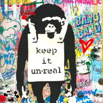 Painting by Mr. Brainwash