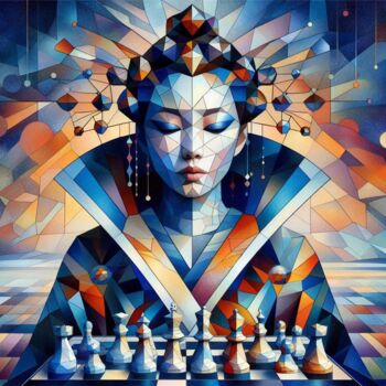 Digital Arts titled "ECHECS" by Modane, Original Artwork, AI generated image