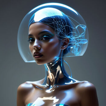 Digital Arts titled "Silidonia neurotran…" by Eduardo Vidal, Original Artwork, AI generated image