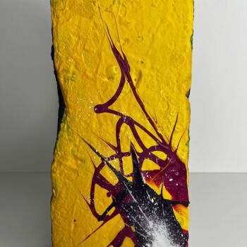 Painting titled "Brik’s 009" by Sébastien Gaonach, Original Artwork, Acrylic