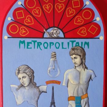 Painting titled "Kitsch and camp. Un…" by Vincenzo Squillacioti, Original Artwork, Tempera