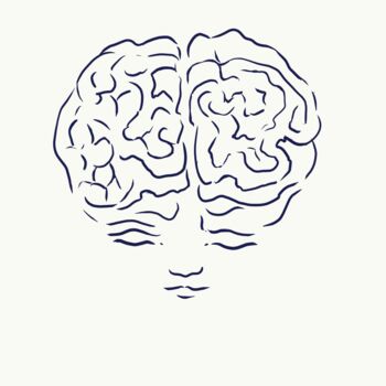 Digitale Kunst mit dem Titel "Neuro atypique" von Edith Bos Boyer (EDITH DONC), Original-Kunstwerk, Digitale Malerei