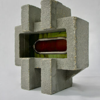 Sculpture titled "RT-10" by Tuan T. Tran, Original Artwork, Concrete