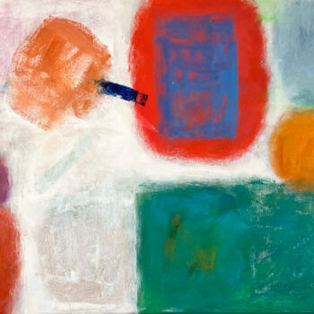 Painting titled "Random Colors and C…" by Joejene C. Santos, Original Artwork, Acrylic
