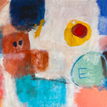 Painting titled "Random Colors and C…" by Joejene C. Santos, Original Artwork, Acrylic