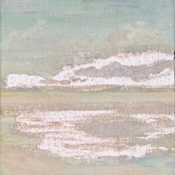 Painting titled "Oil diptych" by Alla Ai, Original Artwork, Oil Mounted on Wood Stretcher frame