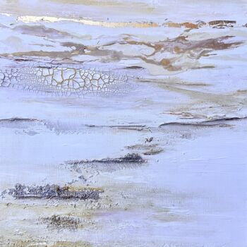 Peinture intitulée "Lumière dorée" par Diane Breton, Œuvre d'art originale, Acrylique Monté sur Châssis en bois