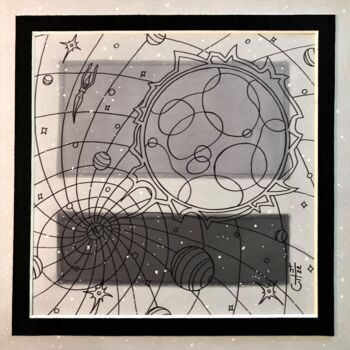Dessin intitulée "(37) - en solo ( ga…" par Vincent Gibert, Œuvre d'art originale, Marqueur