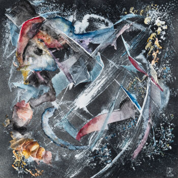 绘画 标题为“Viaggio di una come…” 由Daniele Rebecchi, 原创艺术品, 水彩