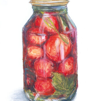 제목이 ""Winter Preserves:…"인 미술작품 Julia Gorbach로, 원작, 기름