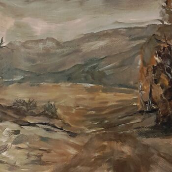 Painting titled "Downhill - QueeNobl…" by Queennoble, Original Artwork, Acrylic