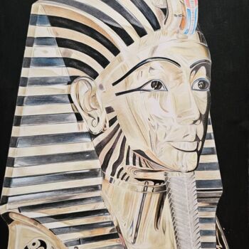 Painting titled "The Enigma of Giza" by Filipe Jardim, Original Artwork, Pencil