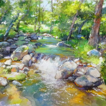 Pintura titulada "Dans l'intimité de…" por Claude Carvin, Obra de arte original, Pastel