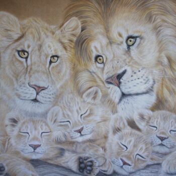 제목이 "Heart of the Lion P…"인 그림 Deidra Smith로, 원작, 연필