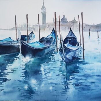 绘画 标题为“Watercolor Painting…” 由Olga Sova, 原创艺术品, 水彩