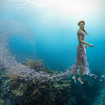 Photographie intitulée "She Shoal, Large Ed…" par Miss Aniela, Œuvre d'art originale, Photographie numérique