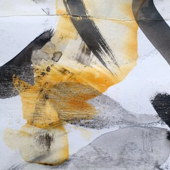 Peinture intitulée "L'octave de l'étrei…" par Isabelle Mignot, Œuvre d'art originale, Encre
