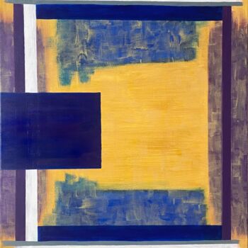 Painting titled "Facets of Perceptio…" by Anna Musa, Original Artwork, Acrylic Mounted on Wood Stretcher frame