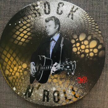 Collages intitulée "rock" par Bad, Œuvre d'art originale, Collages
