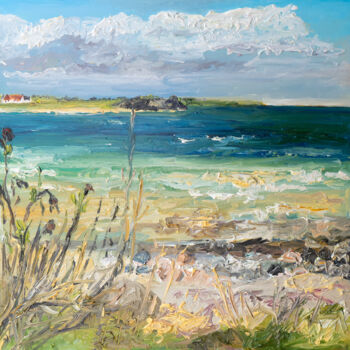 Painting titled "Sonniger Nachmittag…" by Ute Meyer, Original Artwork, Oil