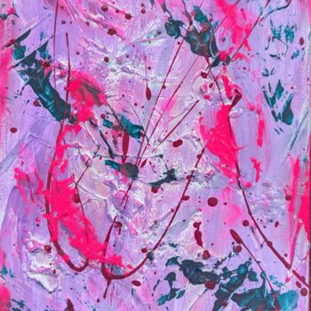 Painting titled "Barragan: Whispers…" by Duna Eva, Original Artwork, Acrylic Mounted on Wood Stretcher frame