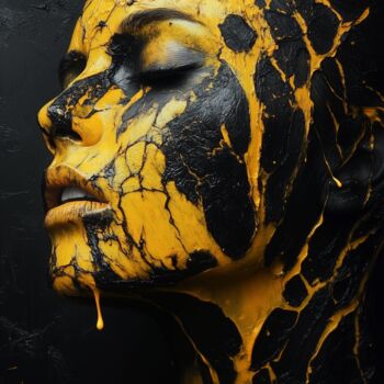 Digital Arts titled "Molten Elegance: Th…" by Pascal Ali, Original Artwork, AI generated image