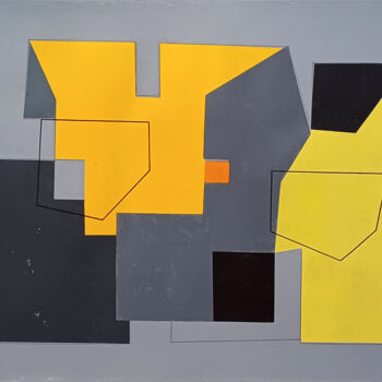 Peinture intitulée "NG 34a" par Luis Medina, Œuvre d'art originale, Acrylique