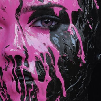 Arts numériques intitulée "Veil of Magma: Beau…" par Pascal Ali, Œuvre d'art originale, Image générée par l'IA