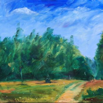 제목이 "The landscape of li…"인 미술작품 Vladislav Guzeev로, 원작, 기름
